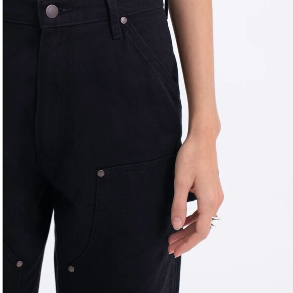 Renggli Boyfriend Fit Work Pants Black (Color: Ink) - Picture 8 of 8